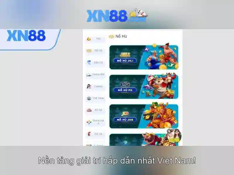 xn88: Nền tảng giải trí trực tuyến và cơ hội kiếm tiền 1 Đăng Nhập