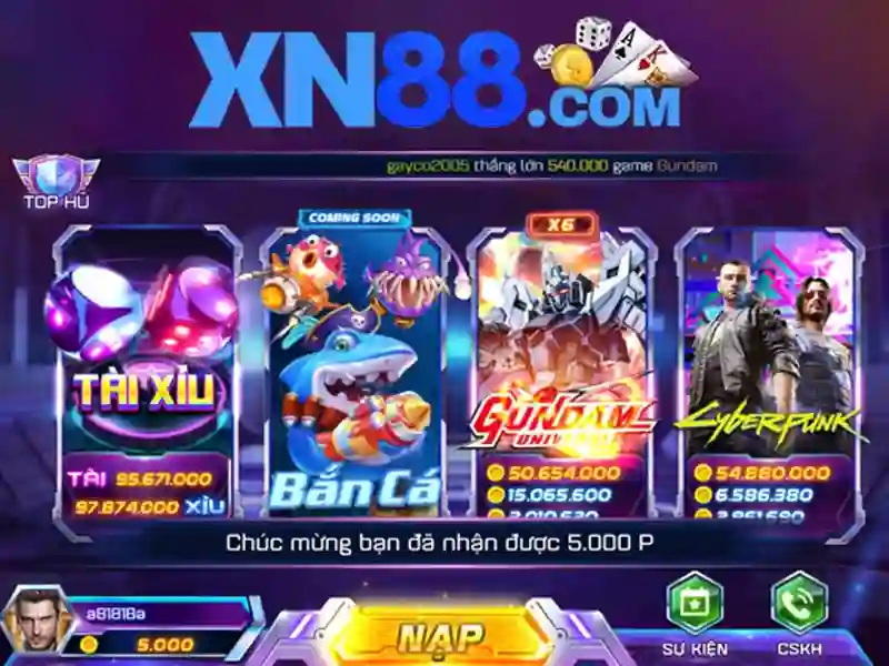 xn88: Nền tảng trò chơi trực tuyến và cá cược uy tín 1 Đăng Nhập
